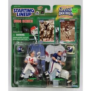 Kenner Starting Lineup 1998 Y.A. Tittle Sam Huff Figures NFL NY Giants New